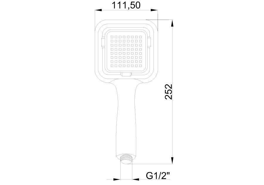 Zdjęcie: Słuchawka natryskowa Islay chrom INVENA
