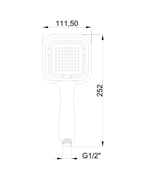 Zdjęcie: Słuchawka natryskowa Islay chrom INVENA