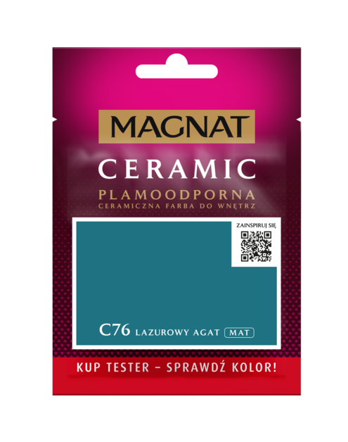 Zdjęcie: Tester farby lazurowy agat C76 - 30 ml MAGNAT