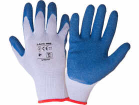 Rękawice lateks niebiesko-fioletowe 11 - 12 par LAHTI PRO