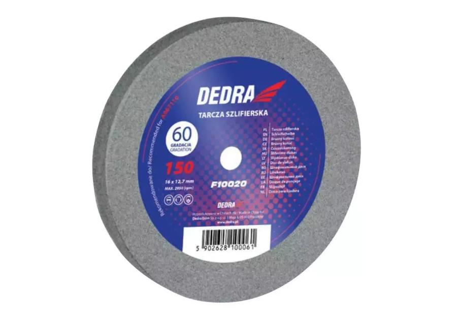 Zdjęcie: Tarcza szlifierska 150x16x12,7 mm DEDRA