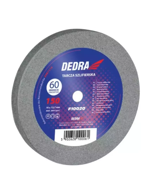 Zdjęcie: Tarcza szlifierska 150x16x12,7 mm DEDRA