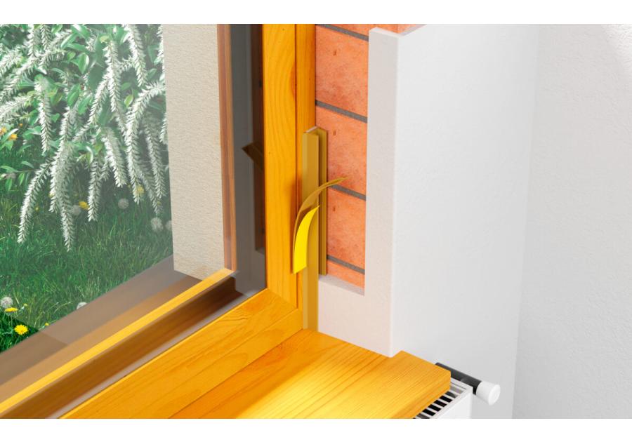 Zdjęcie: Listwa PVC BP12 L300 9/6 sosna, przyokienna, dylatacyjna, tynkarska z uszczelką BELLA PLAST