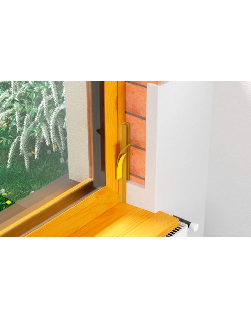 Zdjęcie: Listwa PVC BP12 L300 9/6 sosna, przyokienna, dylatacyjna, tynkarska z uszczelką BELLA PLAST