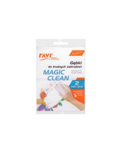 Zdjęcie: Gąbki do trudnych zabrudzeń 2 szt. Magic Clean RAVI
