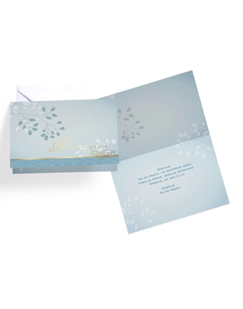 Zdjęcie: Karnet PP-1612 Podziękowania ogólne KUKARTKA