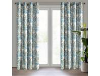 Zdjęcie: Zasłona gotowa Sema 140x250 cm turkusowy EUROFIRANY