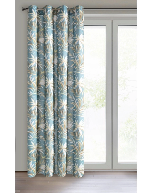 Zdjęcie: Zasłona gotowa Sema 140x250 cm turkusowy EUROFIRANY