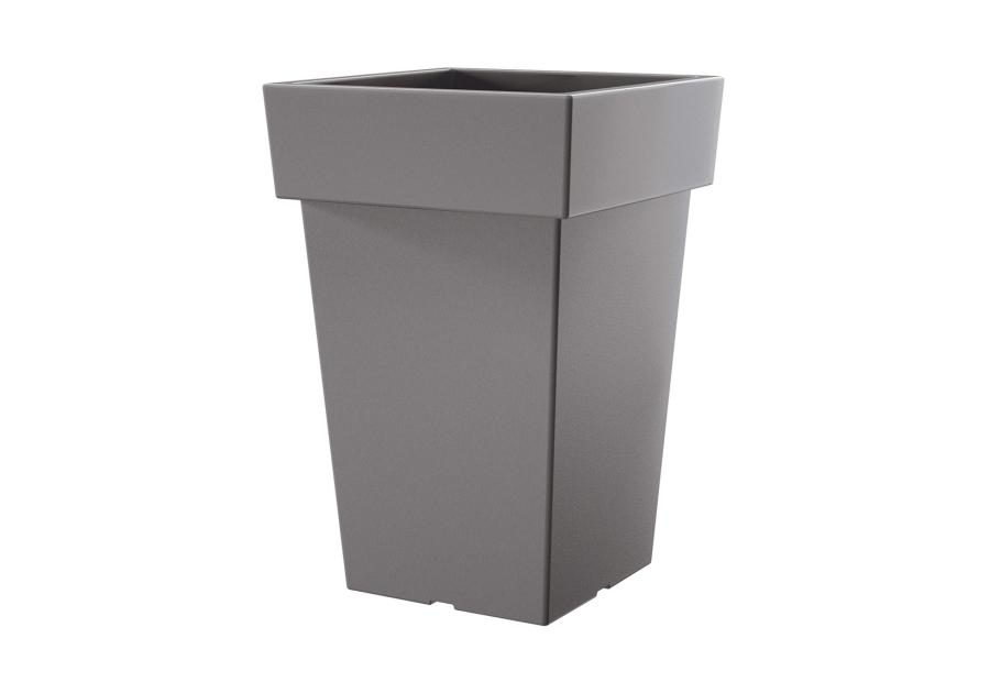 Zdjęcie: Donica Lofly Square kamienny szary 24 cm PROSPERPLAST