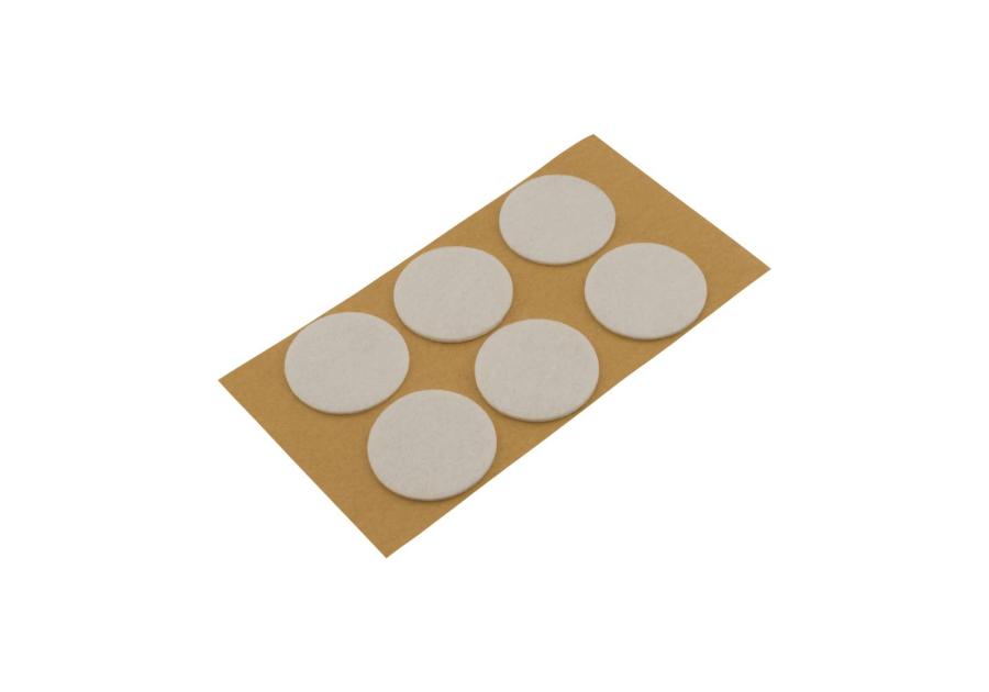 Zdjęcie: Podkładki filcowe samoprzylepne białe fi 40 METRO