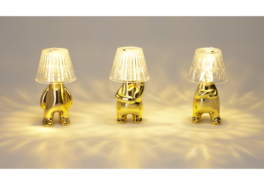 Zdjęcie: Lampka stołowa 6x12 cm złota KOOPMAN