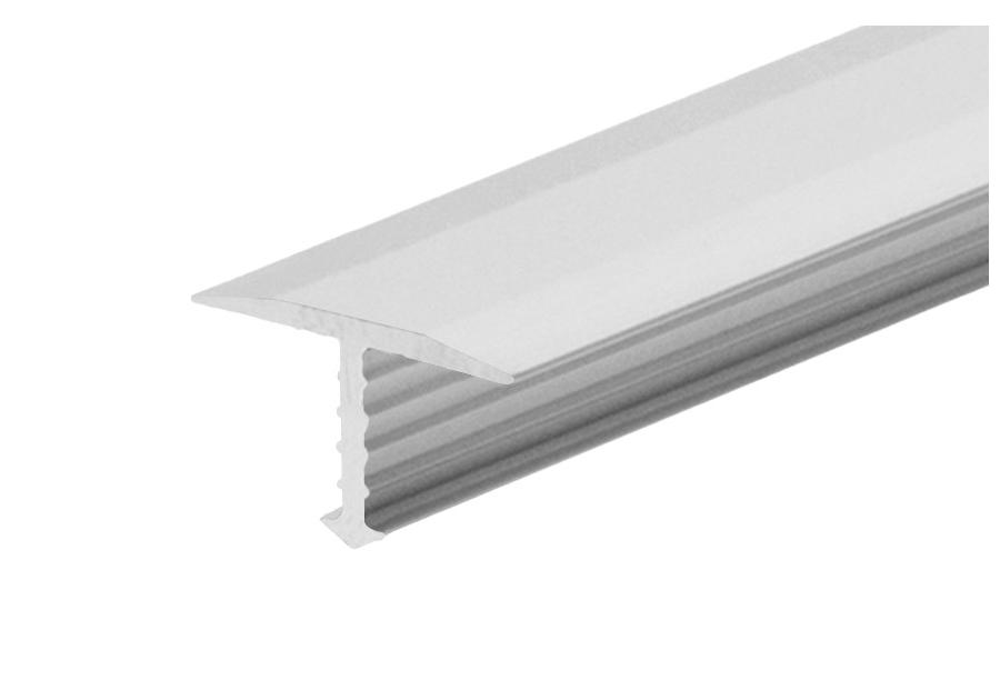 Zdjęcie: Profil fugowy łączący 13 mm AL T13 - 2,5 m srebrny CEZAR