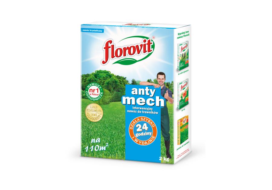 Zdjęcie: Nawóz interwencyjny do trawników Anty-mech 2 kg FLOROVIT