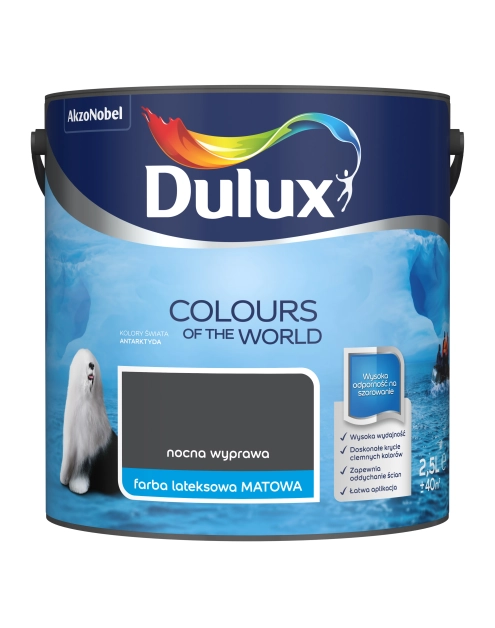 Zdjęcie: Farba do wnętrz Kolory Świata 2,5 L nocna wyprawa DULUX