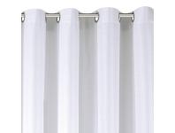 Zdjęcie: Zasłona jednokolorowa Sancy 140x250 cm biała na przlotkach EUROFIRANY