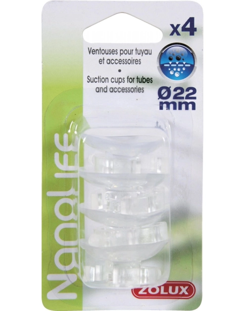 Zdjęcie: Przyssawka duża do akwarium 22 mm, 4 sztuki ZOLUX