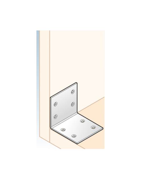 Zdjęcie: Kątownik szeroki z blachy ocynkowej 6x6x6 cm KSO3 DMX