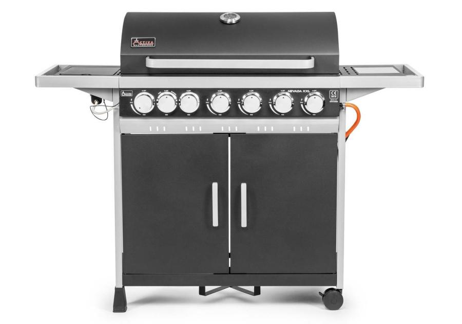 Zdjęcie: Grill gazowy wózek Nevada XXL 12,6 + 2,5 kW ACTIVA MASTERCOOK