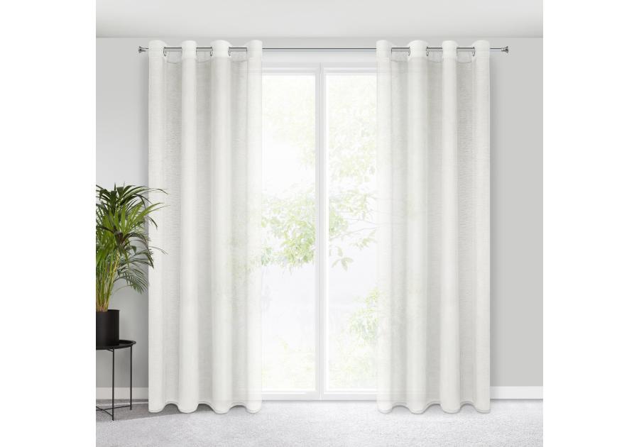 Zdjęcie: Firana gotowa Rebecca 140 x 250 cm kremowy EUROFIRANY