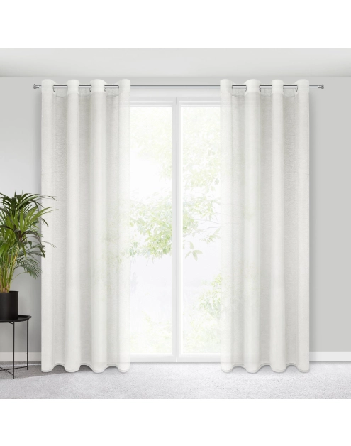 Zdjęcie: Firana gotowa Rebecca 140 x 250 cm kremowy EUROFIRANY