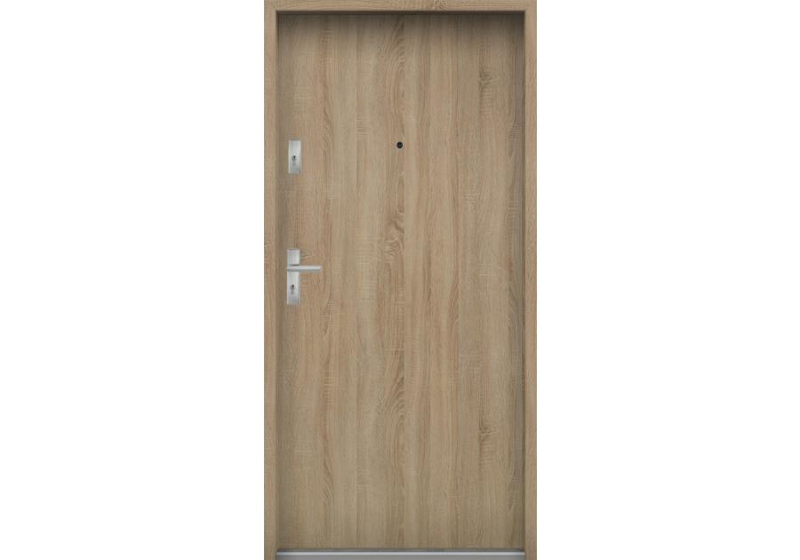 Zdjęcie: Drzwi wejściowe do mieszkań Bastion N-02 Sonoma 90 cm prawe OSPŁ KR CENTER