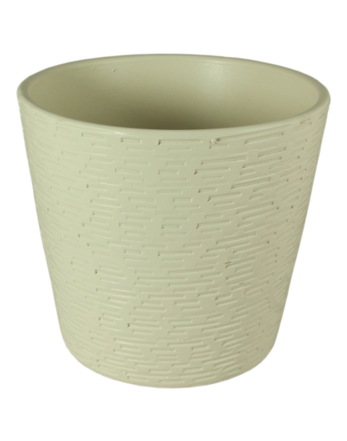 Zdjęcie: Osłonka doniczkowa 464 - 13 cm biały antyk CERMAX