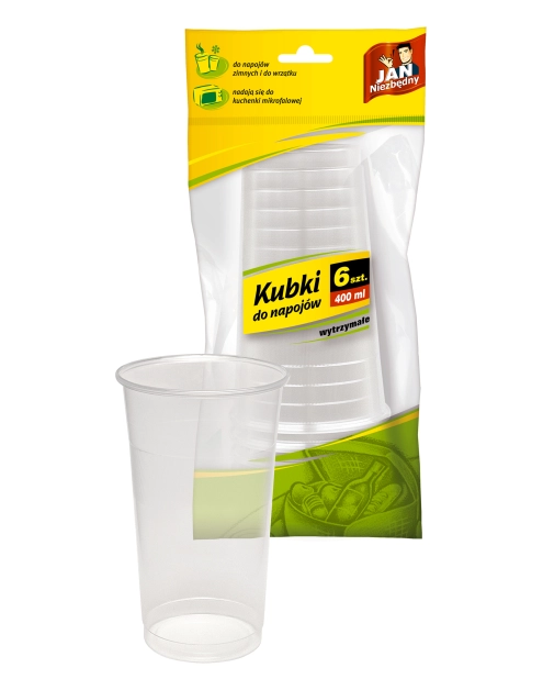 Zdjęcie: Konfekcja kubki 400 ml - 6 szt. JAN NIEZBĘDNY
