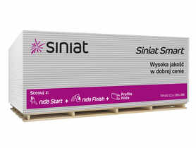 Płyta g-k 12,5x1200x2000 mm Smart SINIAT