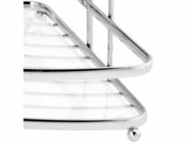 Półka łazienkowa narożna 3-półkowa ALSEA