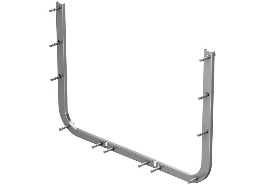 Zdjęcie: Zestaw szyn montażowych i śrub mocujących do doświetlacza 80x60x40 Markant ACO