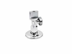 Zawór kątowy kulowy bez filtra z rozetą 1/2x3/4 HYDROLAND