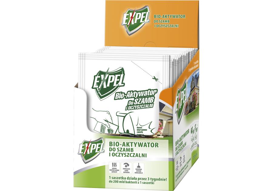 Zdjęcie: Bioaktywator do szamb 25 g EXPEL