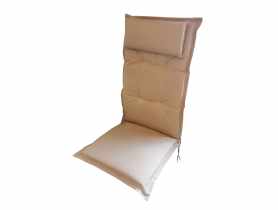 Poduszka wysokie oparcie z zagłówkiem szara VOG