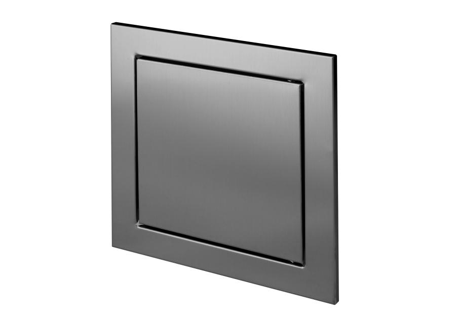 Zdjęcie: Drzwiczki rewizyjne metalowe 15x15 klik-klak inox VELITE