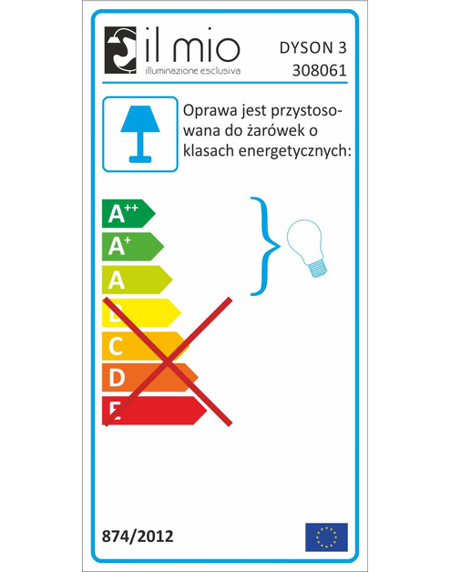 Zdjęcie: Lampa wisząca Dyson IL MIO