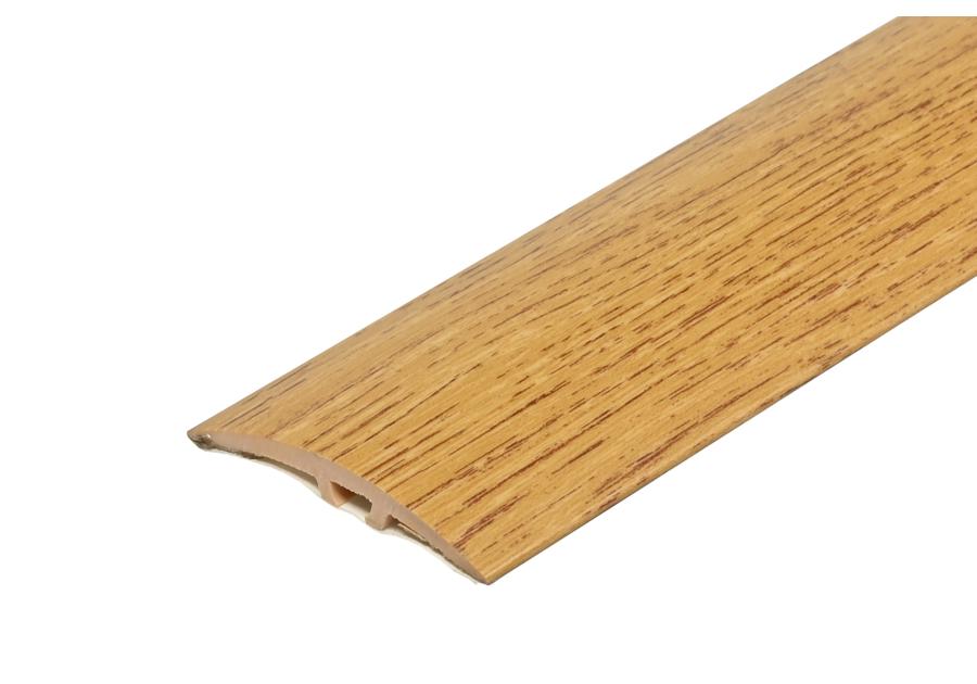 Zdjęcie: Kształtownik PVC wcisk szeroki 40 mm 2w1 L= 1,80 m Dąb Złoty okleina mat CEZAR