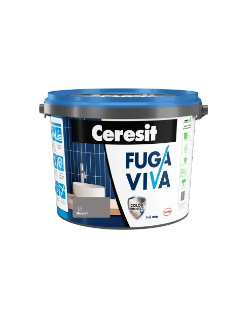Zdjęcie: Fuga Viva elastyczna cementowa 1-8 mm bazalt 2 kg CERESIT