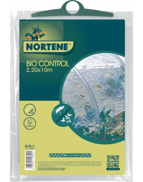 Zdjęcie: Moskitiera do ochrony warzyw Biocontrol 2,20 x 10 m, biały NORTENE