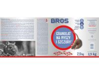 Zdjęcie: Granulat na myszy i szczury 2,5 kg BROS