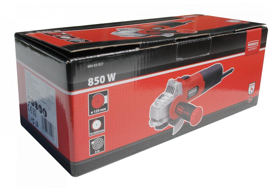 Zdjęcie: Szlifierka kątowa 125 mm 850 W MODECO EXPERT