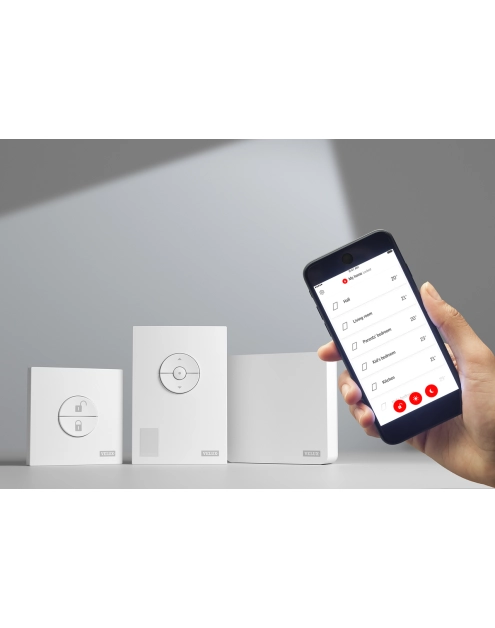 Zdjęcie: Pakiet 2 rolet zewnętrznych SML MK08 S20003 2x SML MK08 0000SA + sterownik KIX 300 VELUX