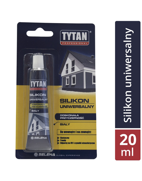 Zdjęcie: Silikon uniwersalny biały 20 ml TYTAN PROFESSIONAL