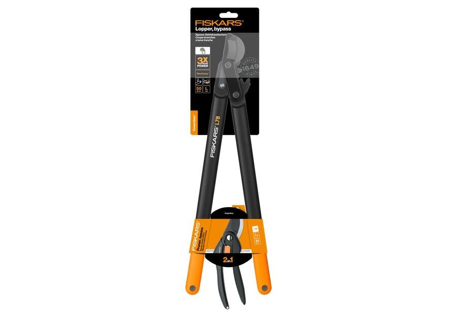 Zdjęcie: Zestaw sekatorów PowerGear L78 + SingleStep P26 FISKARS
