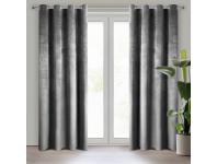 Zdjęcie: Zasłona gotowa Pierre 140x250 cm stalowy EUROFIRANY