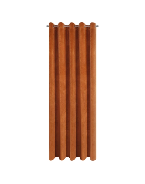 Zdjęcie: Zasłona gotowa Villa 140x250 cm rudy EUROFIRANY