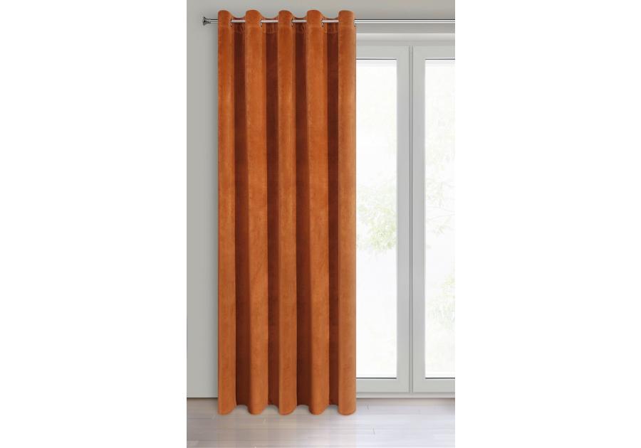 Zdjęcie: Zasłona gotowa Villa 140x250 cm rudy EUROFIRANY