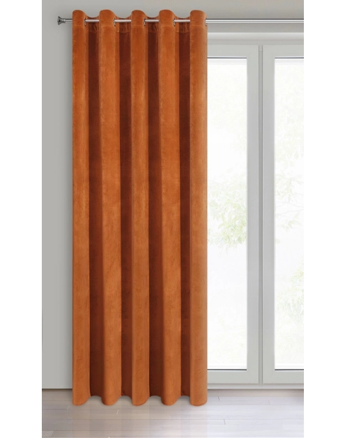 Zdjęcie: Zasłona gotowa Villa 140x250 cm rudy EUROFIRANY