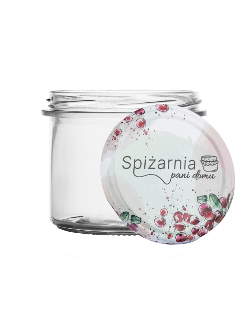 Zdjęcie: Komplet 6 słoików Spiżarnia Pani Domu 235 ml z zakrętką fi 82 6-zaczepową ALTOM DESIGN