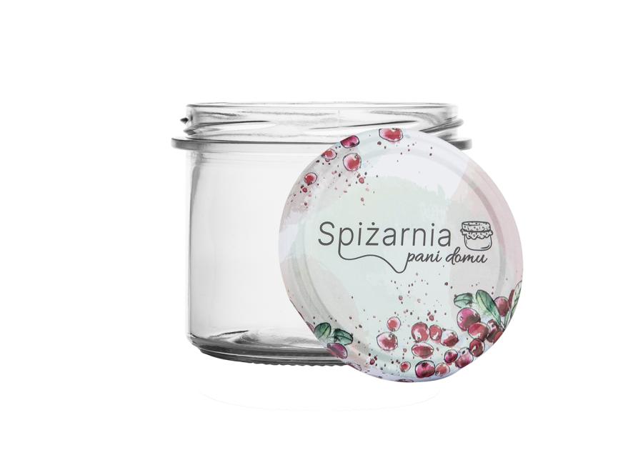 Zdjęcie: Komplet 6 słoików Spiżarnia Pani Domu 235 ml z zakrętką fi 82 6-zaczepową ALTOM DESIGN