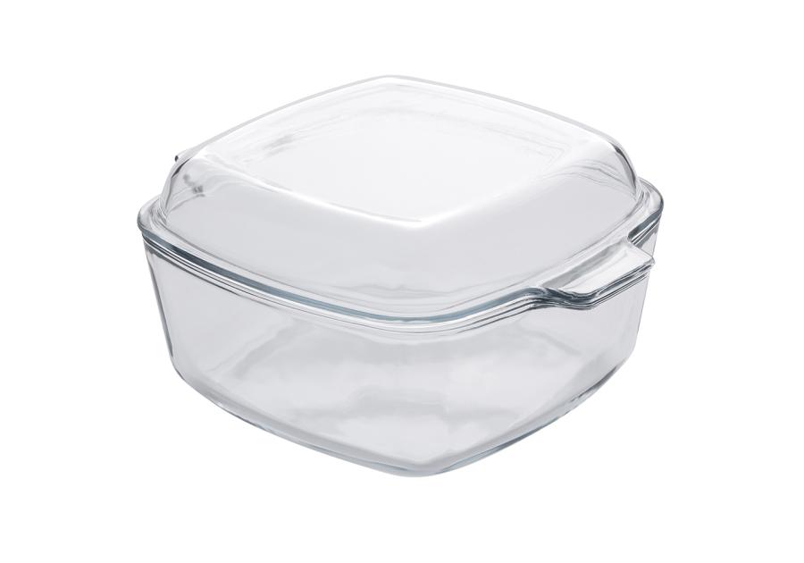 Zdjęcie: Naczynie żaroodporne Vega kwadratowe z pokrywką 2500 ml 26,2x21,7x12,2 cm ALTOM DESIGN